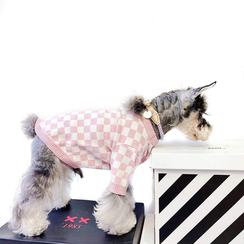 Dog Designer Sweater - Classic Canine Style for Chilly Days