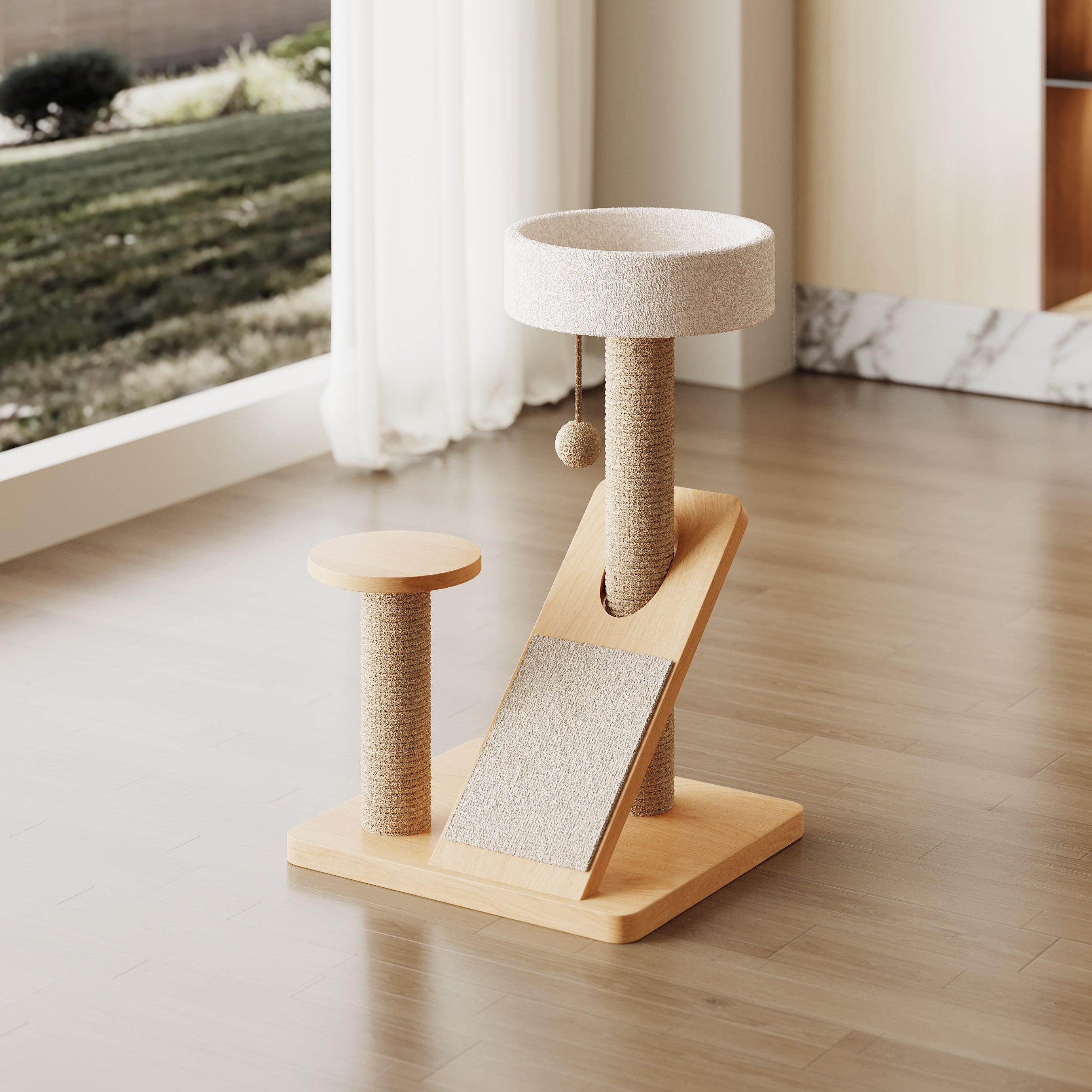 The Purrch - Luxury Cat Perch and Scratching Post