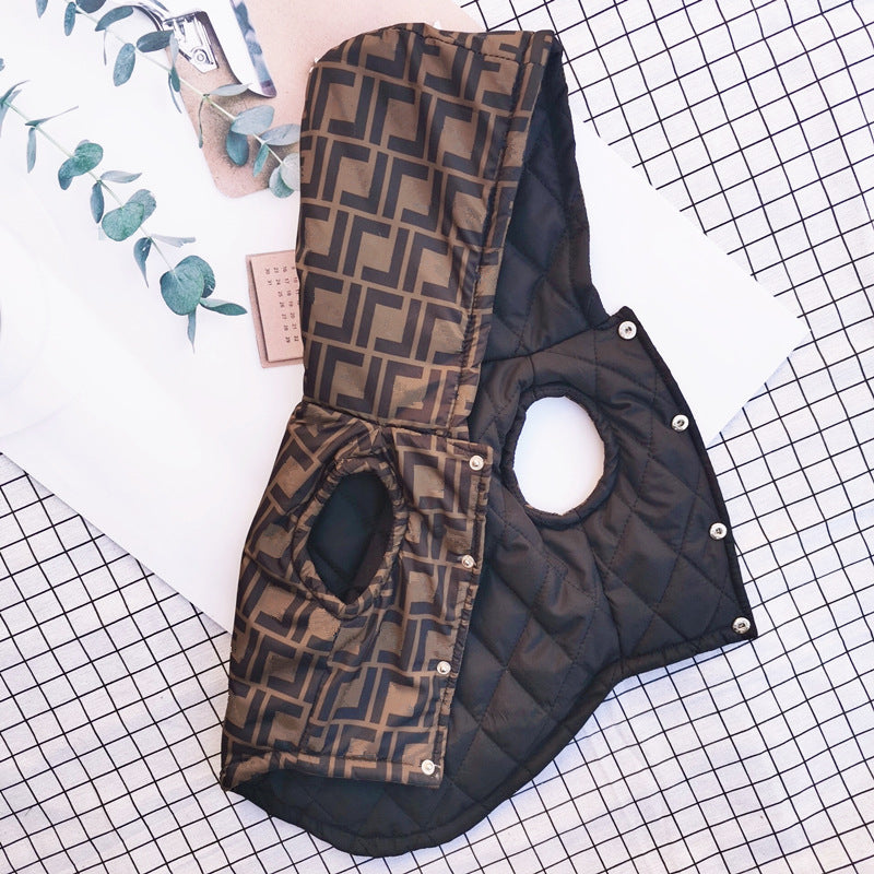 Designer Dog Cotton Coat - Stylish and Cozy Canine Outerwear